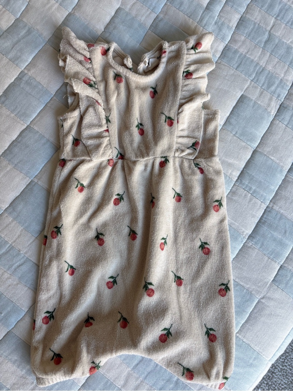 Miles the Label terry cloth short romper